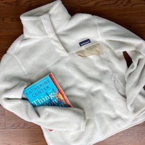 Patagonia Re-Tool Snap-T Fleece Pullover Raw Linen - White X-Dye Size S